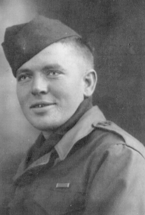 PFC Erles Thomas Bivins WWII Photograph